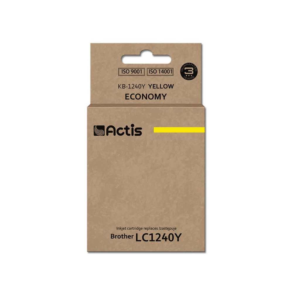 zaopatrzenie dla biura 7 alibiuro.pl Tusz ACTIS KB 1240Y zamiennik Brother LC1240Y LC1220Y Standard 19 ml ty 53