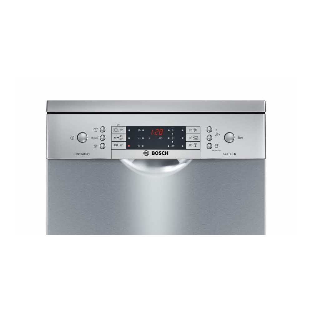 zaopatrzenie dla biura 7 alibiuro.pl Zmywarka BOSCH SPS66TI01E szer. 45cm Panel otwarty kolor srebrny 2