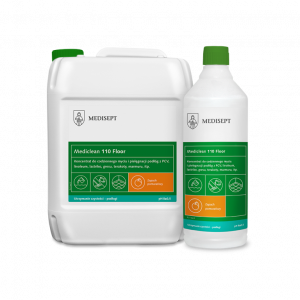 Preparat do codziennego mycia podłóg Mediclean 110 Floor 5l Medisept pomarańcza