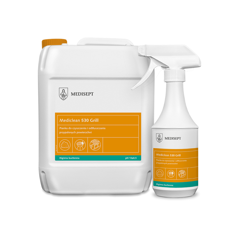 Pianka do czyszczenia przypalonych powierzchni Mediclean 530 Grill 500 ml