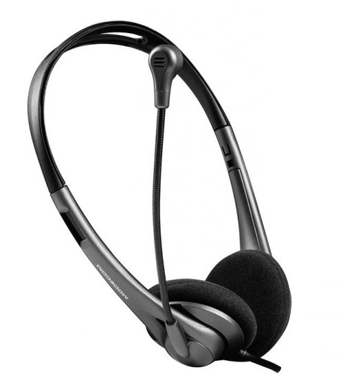 MODECOM MC-219U słuchawki nagłowne USB (mikrofon + pilot) - obrazek 3