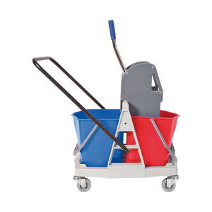 Wózek dwuwiaderkowy 2 x 17 l