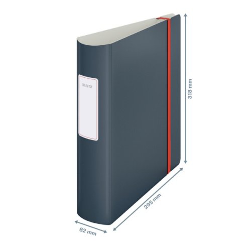 Leitz Segregator 180° Active Cosy, szer. 80 mm, szary, 10380089 - obrazek 3