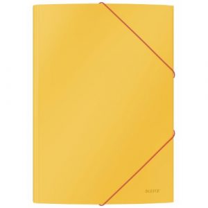 Leitz Teczka kartonowa z gumką Cosy, A4, żółta, 30020019