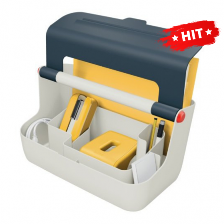 Leitz Pojemnik z uchwytem Cosy, szary, 61250089