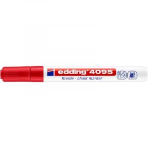 Marker Edding Kredowy Okrągła Końcówka 4095 2-3mm Czerwony