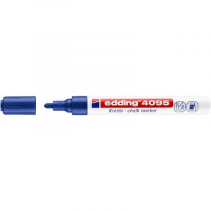 Marker Edding Kredowy Okrągła Końcówka 4095 2-3mm Niebieski