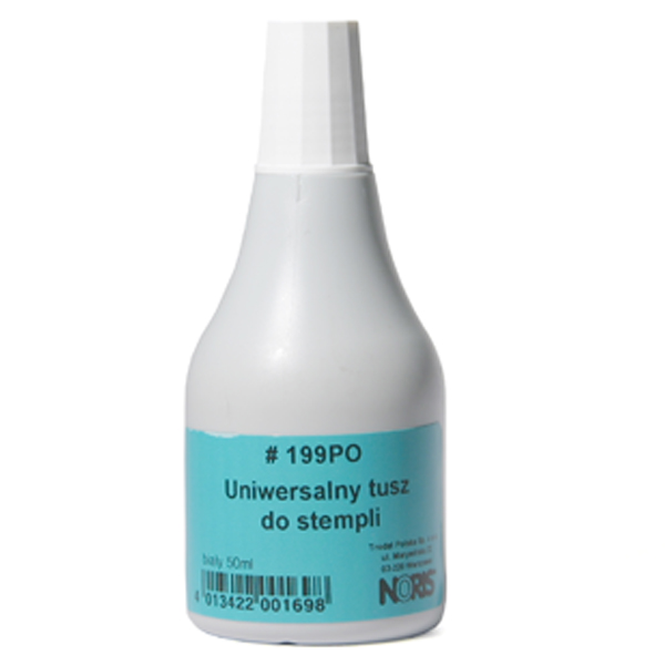 199PO BIAŁY TUSZ UNIWERSALNY 50ML, NORIS