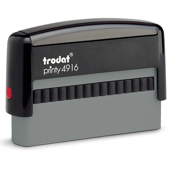 4916 CZARNY PRINTY 70X10 MM, SAMOTUSZ. TRODAT