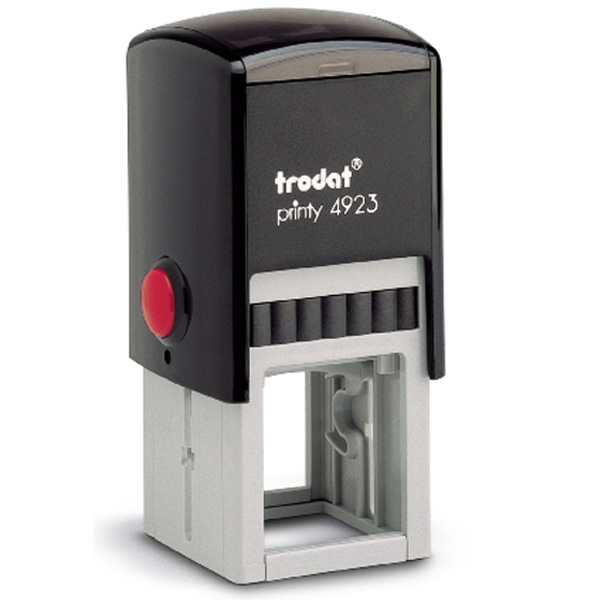 4923 CZARNY PRINTY 30X30 MM, SAMOTUSZ. TRODAT