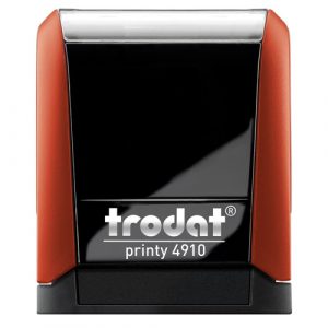 4910 CZERWONY, PRINTY 26X9MM, TRODAT