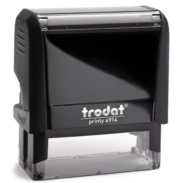 4914 CZARNY, PRINTY 64X26MM, TRODAT