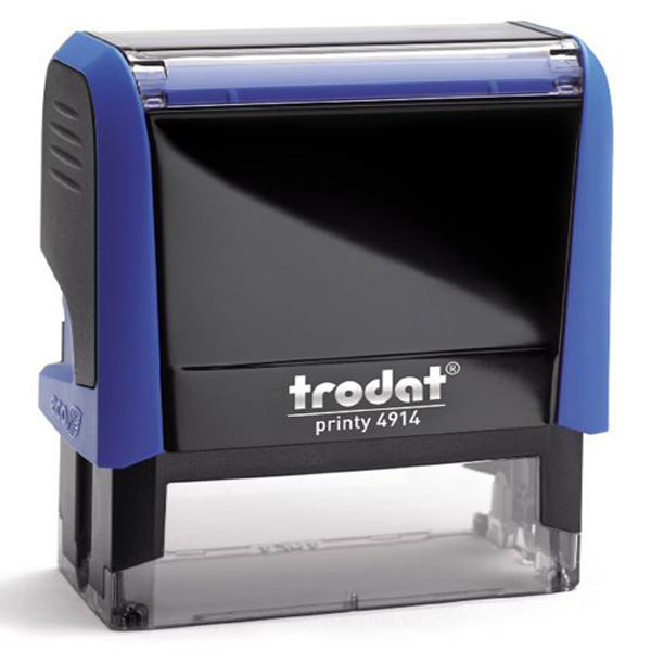 4914 NIEBIESKI, PRINTY 64X26MM, TRODAT