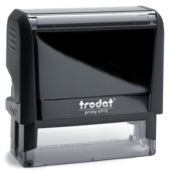 4915 CZARNY, PRINTY 70X25MM, TRODAT