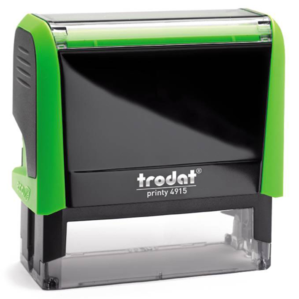 4915 ZIELONY, PRINTY 70X25MM, TRODAT