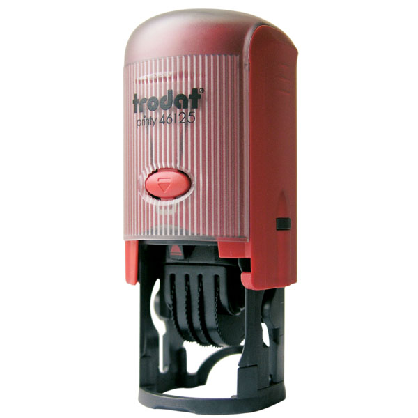 46125 DATOWNIK Z OKRĄGŁĄ PŁYTKĄ ŚR. 25 MM, DATA W WERSJI ISO, CZCIONKA 2,8 MM