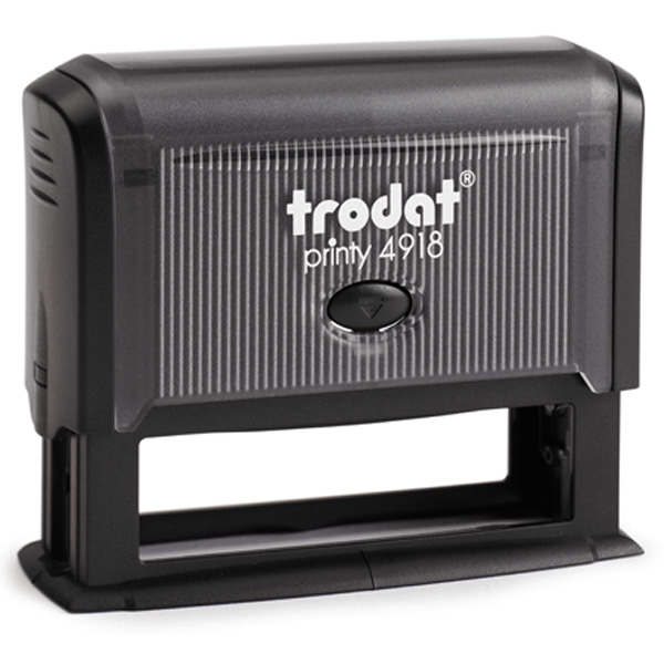 4918 CZARNY, SAMOTUSZUJĄCY 75x15MM, TRODAT