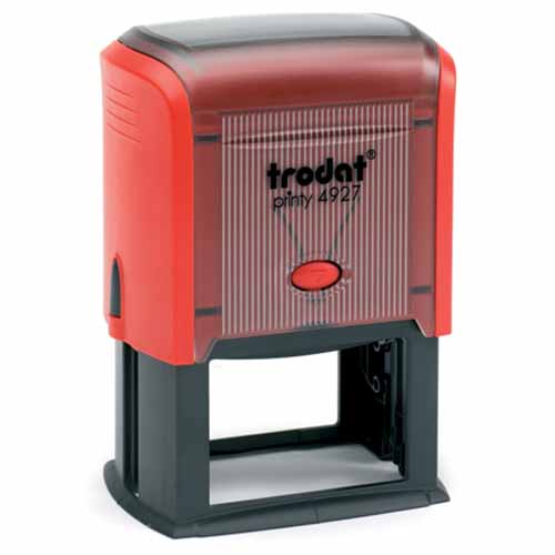 4927 PRINTY 60X40 MM, CZERWONY, SAMOTUSZUJĄCY, TRODAT