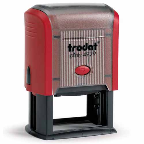 4929 PRINTY CZERWONY, 50X30 MM, TRODAT