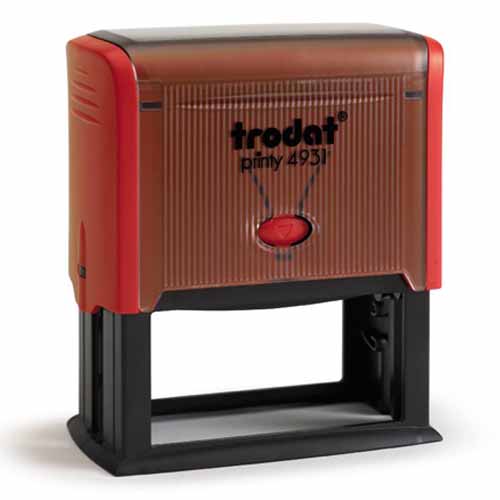 4931 PRINTY CZERWONY, 70X30MM, TRODAT
