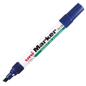 MARKER PERMANENTNY NO-580B, ŚCIĘTA KOŃCÓWKA, NIEBIESKI, UNI