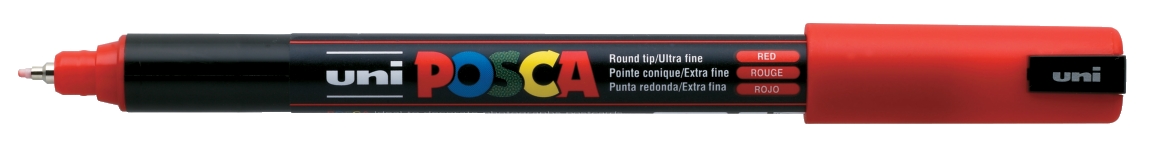 PC-1MR CZERWONY MARKER POSCA UNI