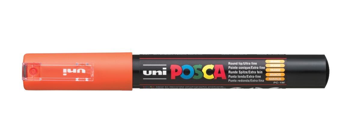 PC-1M POMARAŃCZOWY MARKER POSCA UNI