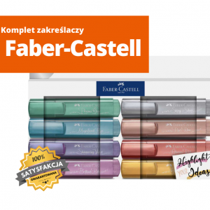 Zakreślacz 1546 Metaliczny Creativ Studio 8 Kol Op Kartonowe Faber-Castell