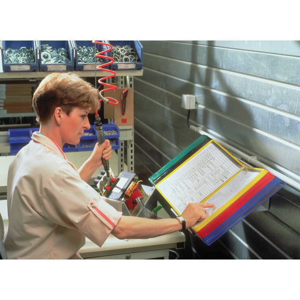 biurkowy system prezentacyjny tarifold a4 +30 paneli prezentacyjnych mix kolorów alibiuro.pl 12