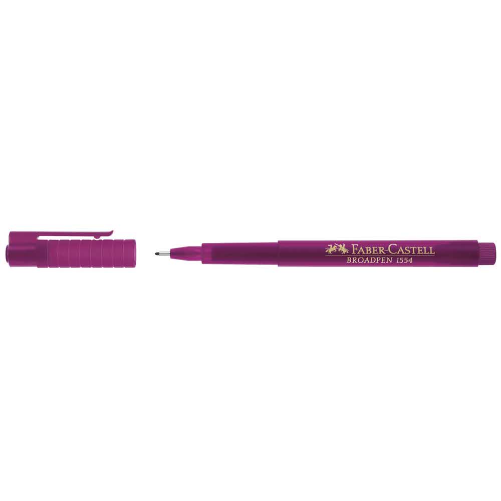 cienkopis broadpen 1554 magenta faber castell alibiuro.pl 13