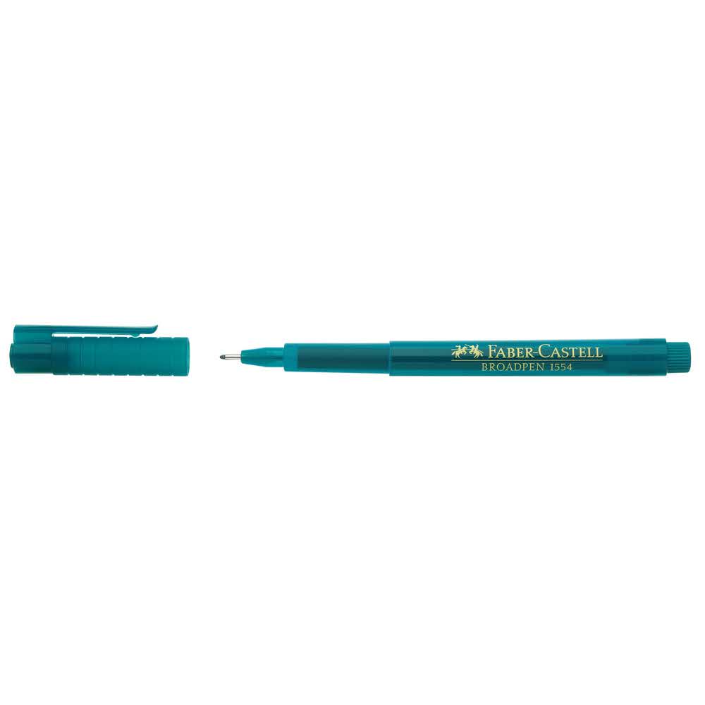 cienkopis broadpen 1554 turkusowy faber castell alibiuro.pl 64