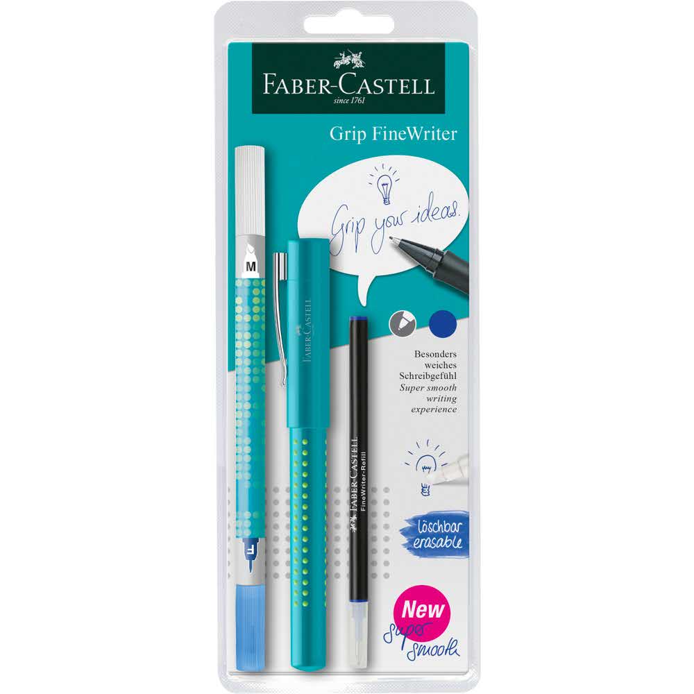 cienkopis grip 2010 mix kolorów wkładniebieski wymazywacz blister faber castell alibiuro.pl 10