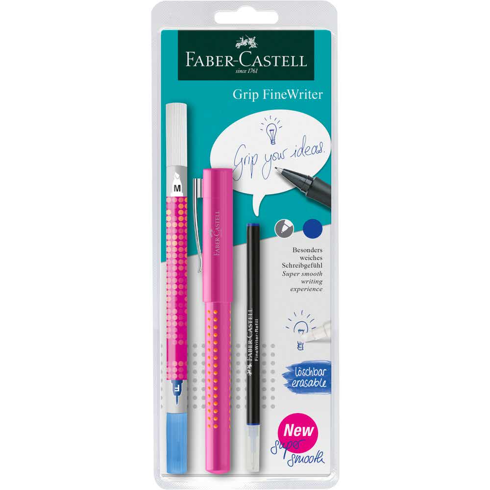 cienkopis grip 2010 mix kolorów wkładniebieski wymazywacz blister faber castell alibiuro.pl 9