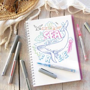 cienkopis kulkowy free ink 07mm fioletowy faber castell alibiuro.pl 57