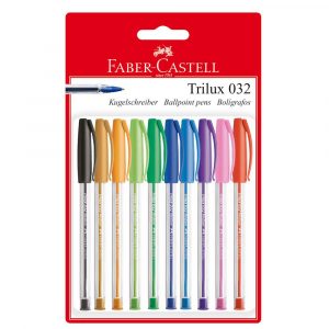 długopis trilux 032 colour blister 10 sztmix kolorów faber castell alibiuro.pl 36