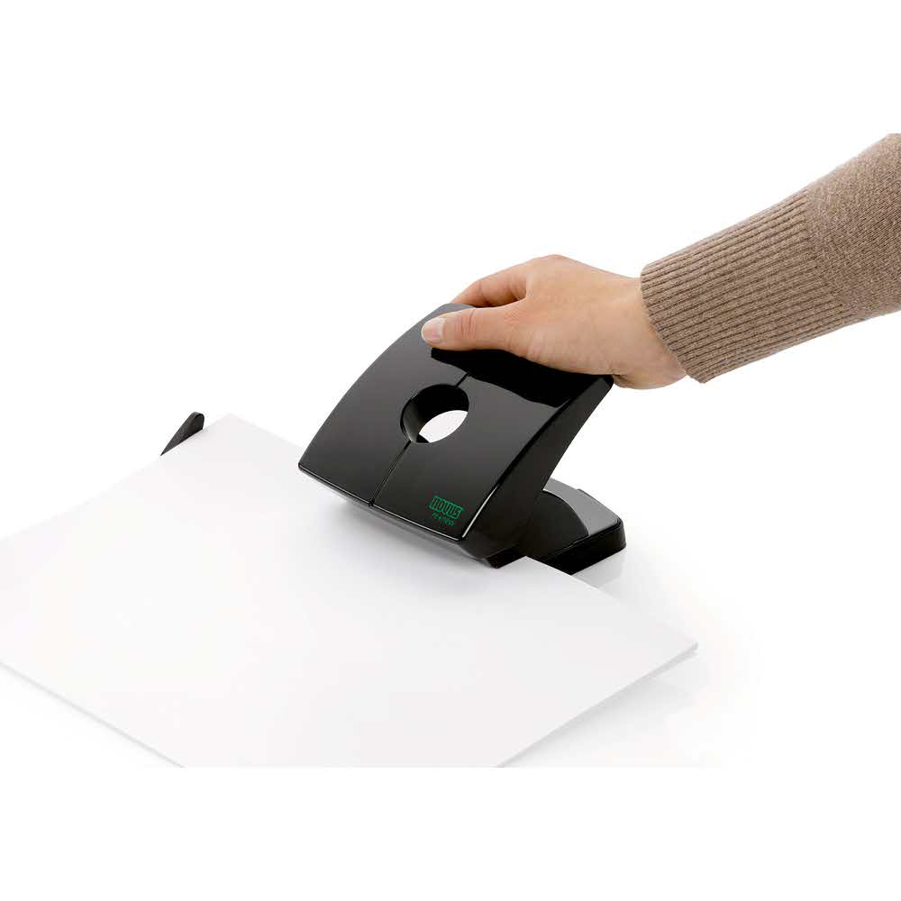 dziurkacz novus b230 re+new z plastiku z recyklingu czarny alibiuro.pl 32