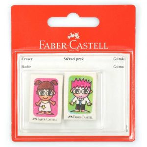 gumka fancy friends 2 sztblister różne motywy faber castell alibiuro.pl 51