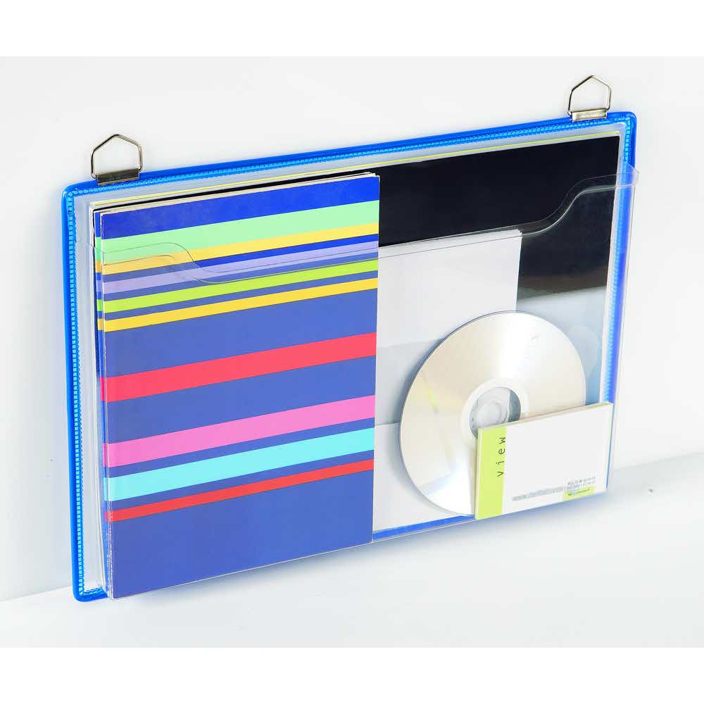 kieszeń na prospekty z 2 uszkami tarifold a4 5 sztpozioma niebieska alibiuro.pl 42