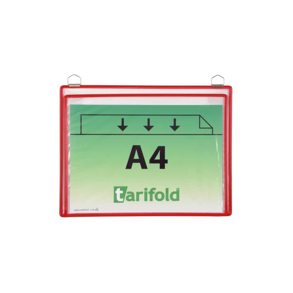kieszeń portfelowa z 2 uszkami tarifold a4 x 5 sztpozioma czerwona alibiuro.pl 85