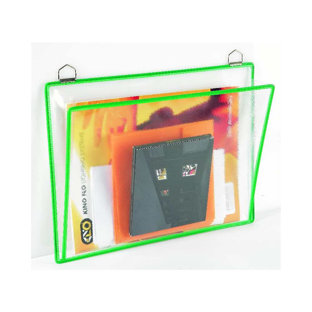 kieszeń portfelowa z 2 uszkami tarifold a4 x 5 sztpozioma zielona alibiuro.pl 7