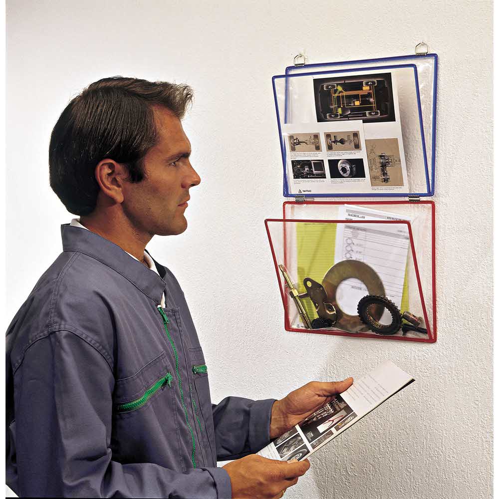 kieszeń portfelowa z 2 uszkami tarifold a4 x 5 sztpozioma zielona alibiuro.pl 85