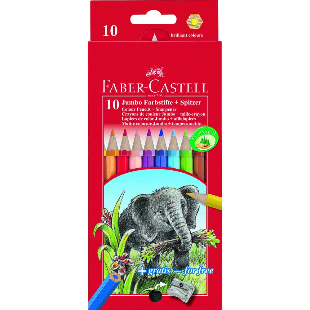 kredki jumbo 10 koltemperówka opakowanie karton faber castell alibiuro.pl 69