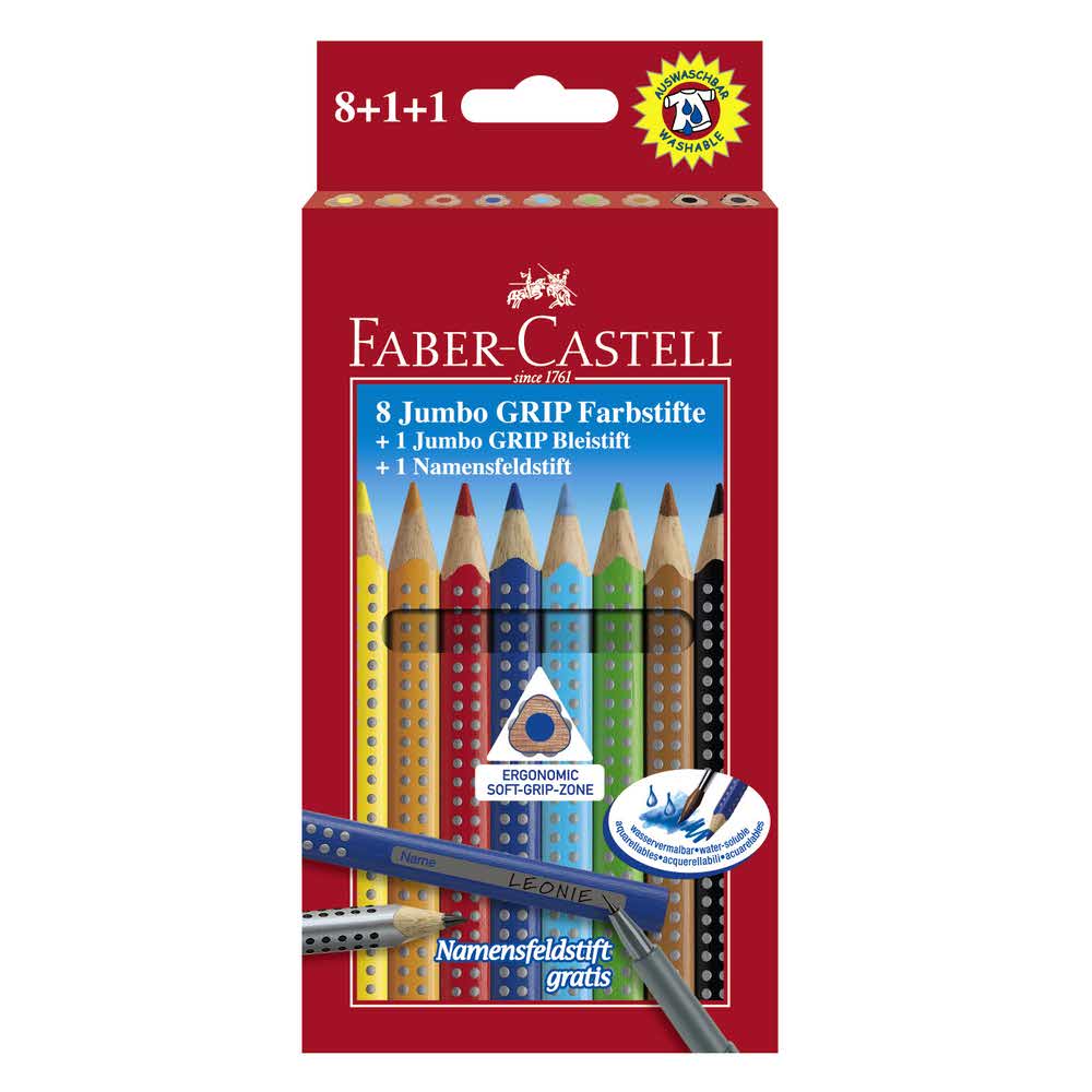 kredki jumbo grip 8 kolołówek jumbo+mazak faber castell alibiuro.pl 17