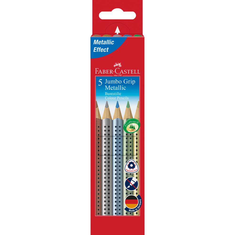 kredki jumbo grip metallic 5 kolopakkartonowe faber castell alibiuro.pl 10