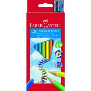 kredki jumbo trójkątne 20 koltemperówka opakowanie karton faber castell alibiuro.pl 80