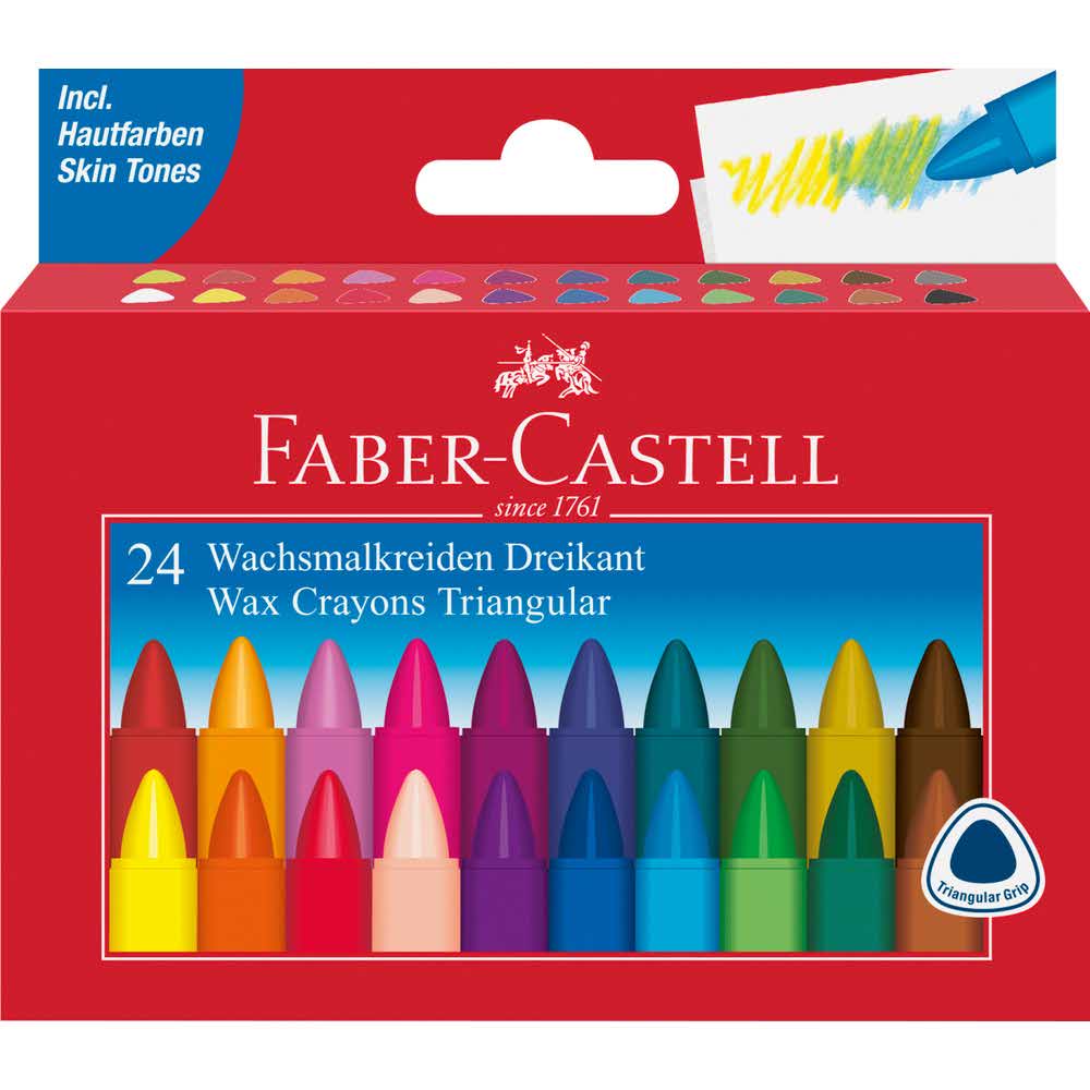 kredki świecowe trójkątne 24 kolopakkartonowe faber castell alibiuro.pl 8