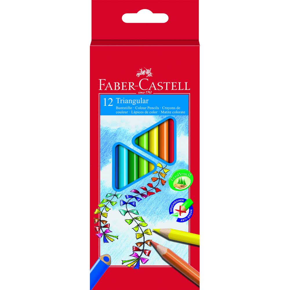 kredki trójkątne 12 kolopakowanie karton faber castell alibiuro.pl 52