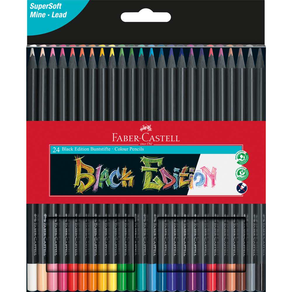 kredki trójkątne black edition 24 kolfaber castell alibiuro.pl 43