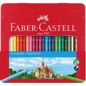 kredki zamek 24 kolopakmetalowe faber castell alibiuro.pl 99