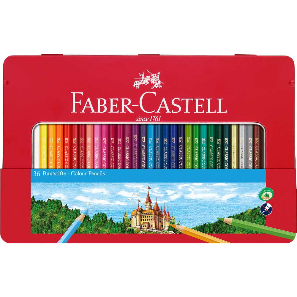 kredki zamek 36 kolopakmetalowe faber castell alibiuro.pl 91